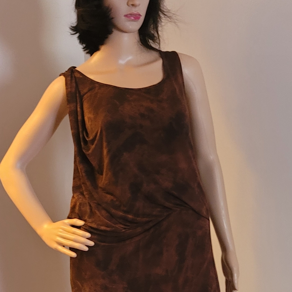 Micheal kors brown dress in large size